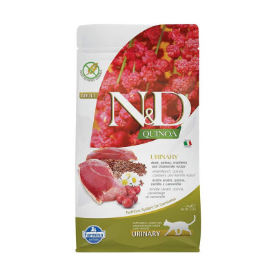 N&D Quinoa Urinary para Gatos Sabor Pato y Arándanos 1.5 kg N&D - 2