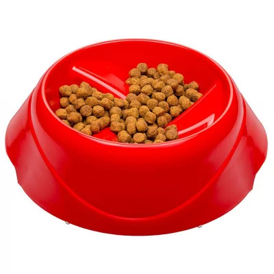 FERPLAST Plato Comedero Antivoracidad para perros Magnus Slow Small