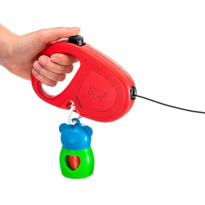 FERPLAST Correa Retráctil Flippy One Talla M Rojo
