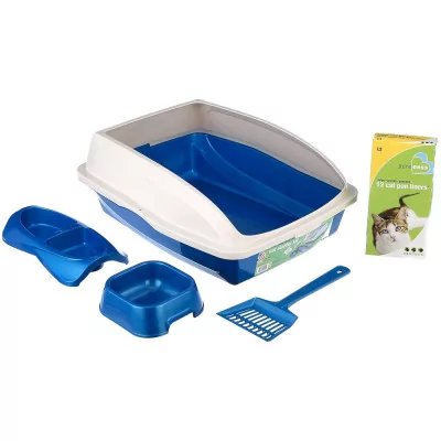 Vanness Kit de Inicio Litera Bandeja para Gatos con Accesorios SK-CP4