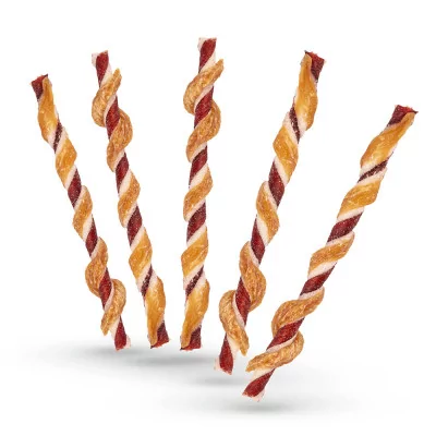 Dingo Twist Snack Golosina para Perros Triple sabor x10 und