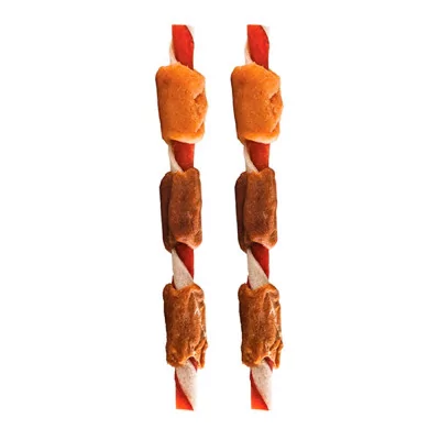 Dingo Kabobs Snack Golosina para Perros Triple Sabor x 2 und