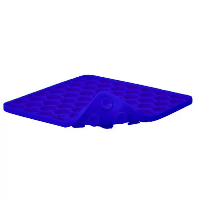 EAT Slow Plato Antiestres interativo Lick Mat live long Azul