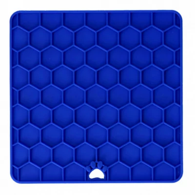 EAT Slow Plato Antiestres interativo Lick Mat live long Azul