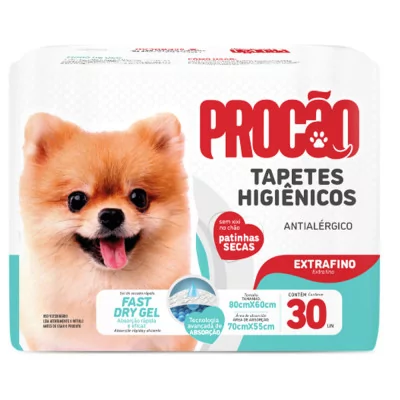 Procao Tapete Entrenamiento Mascotas 80 x 60 cm x 30 und