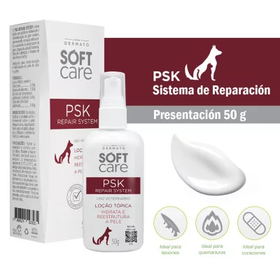 Soft Care Loción Reestructurante PSK para Perros y Gatos 50gr