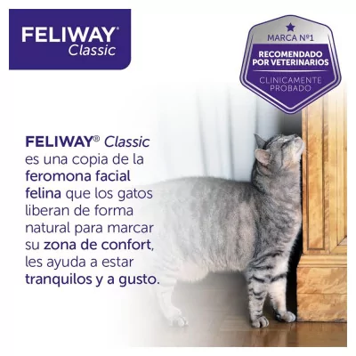 Difusor con Recarga Feliway Classic para Gatos 48ml