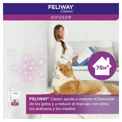 Difusor con Recarga Feliway Classic para Gatos 48ml