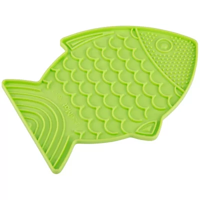 Plato Lickimat Casper Verde Anti Ansiedad para Gatos