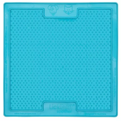 Plato Lickimat Soother Turquesa Anti ansiedad para Perros