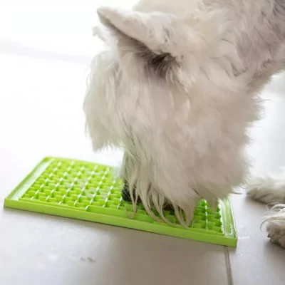 Plato para Perros Anti Ansiedad Lickimat Buddy Verde Plato para Perros Anti Ansiedad Lickimat Buddy Verde
