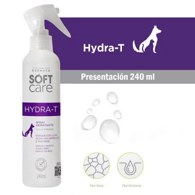 Spray Hidratante para Perros y Gatos Soft Care Hydra T 240 ml