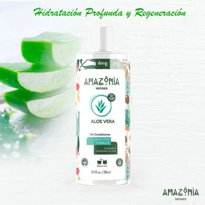 Acondicionador para Mascotas Amazonia Senses Aloe Vera 500ml