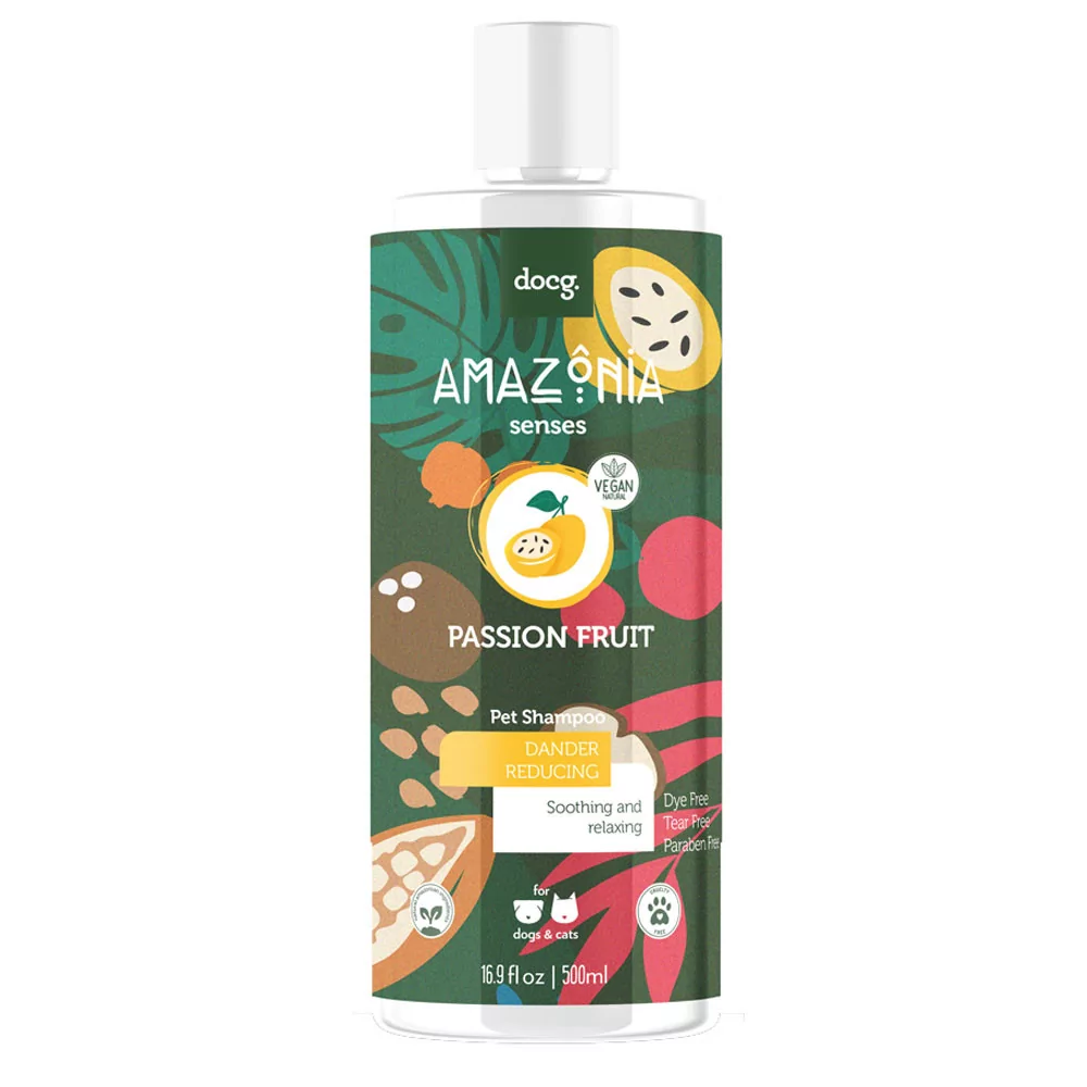 Shampoo para Perros y Gatos Amazonia Senses Maracuyá 500ml