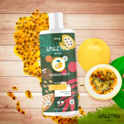 Shampoo para Perros y Gatos Amazonia Senses Maracuyá 500ml