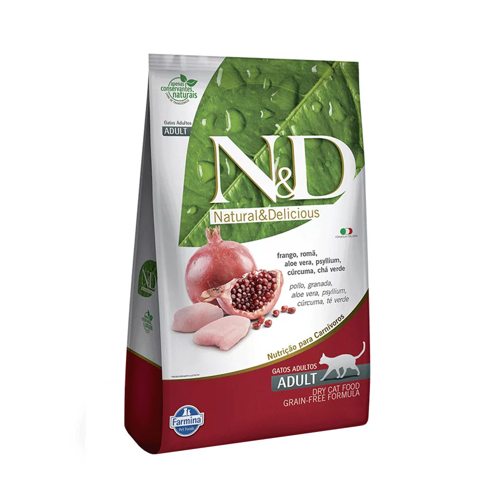 N&D Prime para Gatos Adultos Sabor Pollo y Granada 7.5 kg N&D Prime para Gatos Adultos Sabor Pollo y Granada 7.5 kg