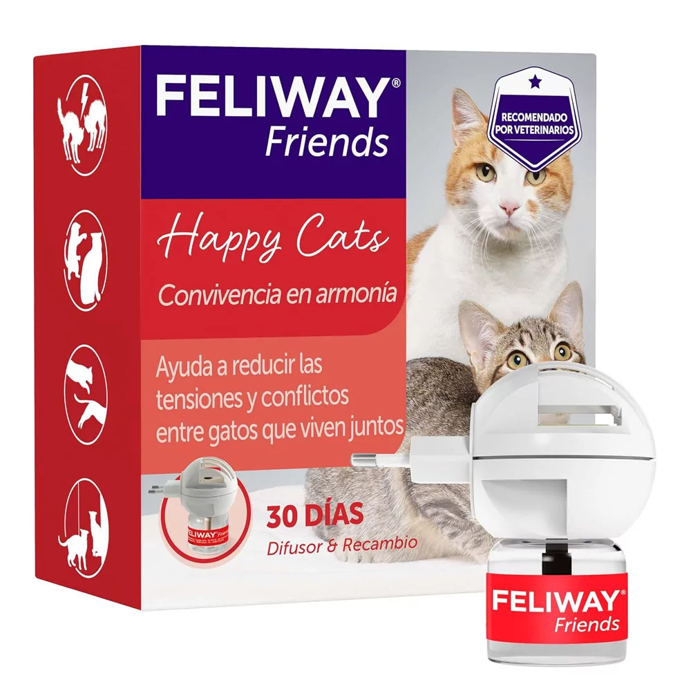 Difusor Relajante para Gatos Feliway Friends con Recarga 48ml