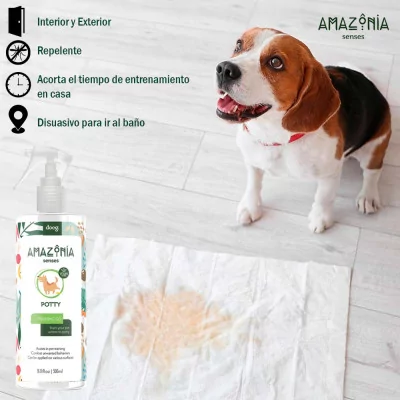 Spray Entrenador para Perros Amazonia Senses Potty Go 500ml