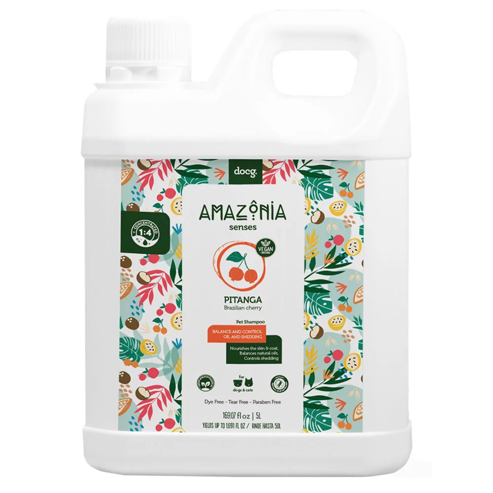 Shampoo para Perros y Gatos Amazonia Senses Pitanga 5L