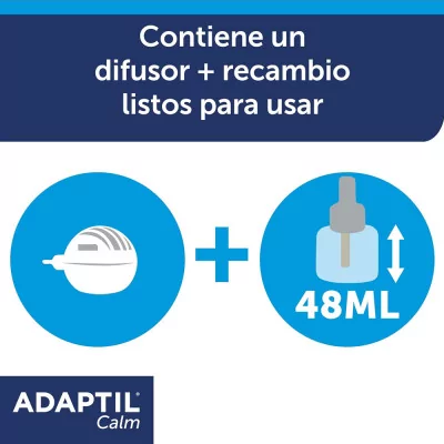 Difusor Antiestrés para Perros Adaptil con Recarga 48ml