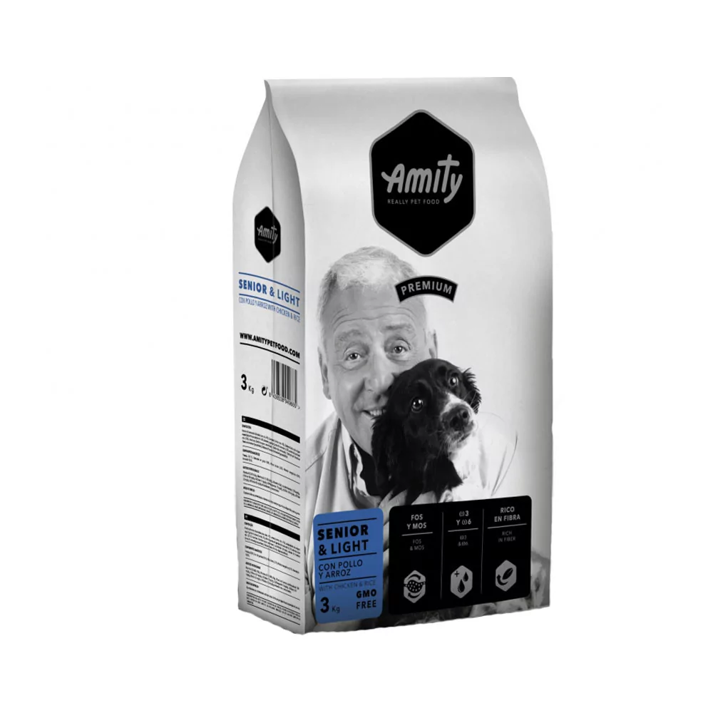 Amity Premium Senior Light para Perros 3Kg Amity - 1