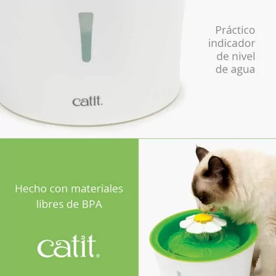 Fuente de Agua para Gatos con Flor Cat it 3L - 6