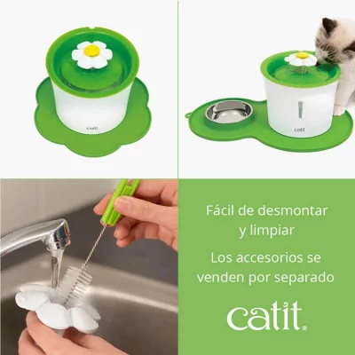 Fuente de Agua para Gatos con Flor Cat it 3L - 8