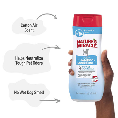 Nature's Miracle Shampoo y Acondicionador Cachorros 473ml Nature's Miracle - 2