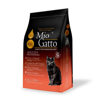 Mio Gatto Para Gatos Esterilizados 1.5kg Mio Gatto - 1