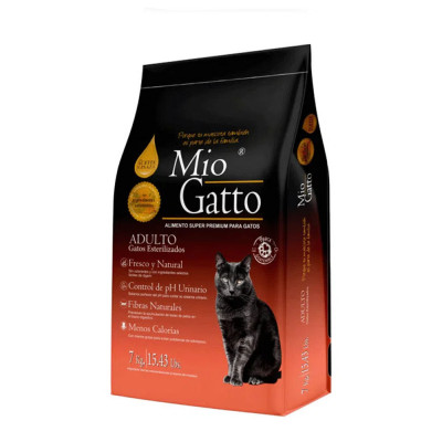 Mio Gatto Para Gatos Esterilizados 7kg Mio Gatto - 1
