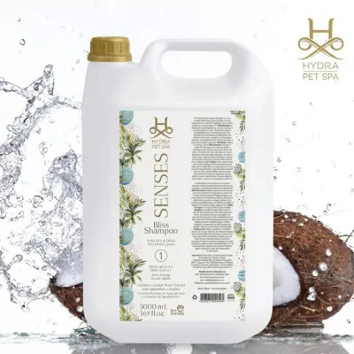Shampoo para Perros y Gatos Hydra Senses Bliss 5L - 1