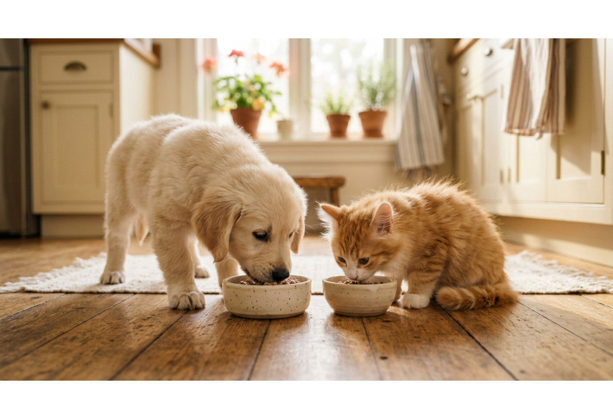 Alimentación de cachorros y gatitos: qué leche y qué comida darles